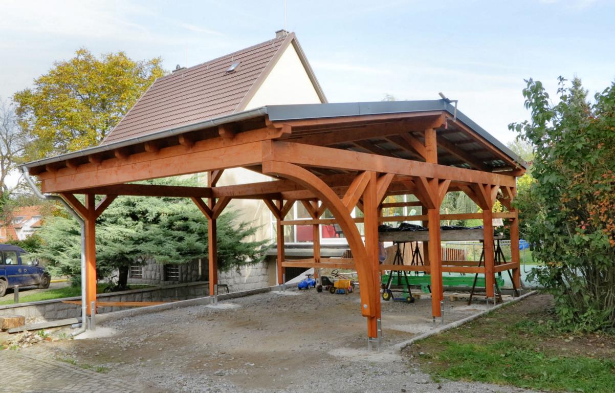 Carport aus Holz Holzcarport Carports Holzcarports individuell Dresden